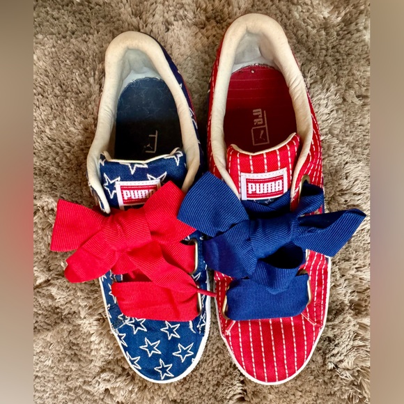 Puma Basket Classic 4th of July Stars Stripers 9 - Picture 2 of 5